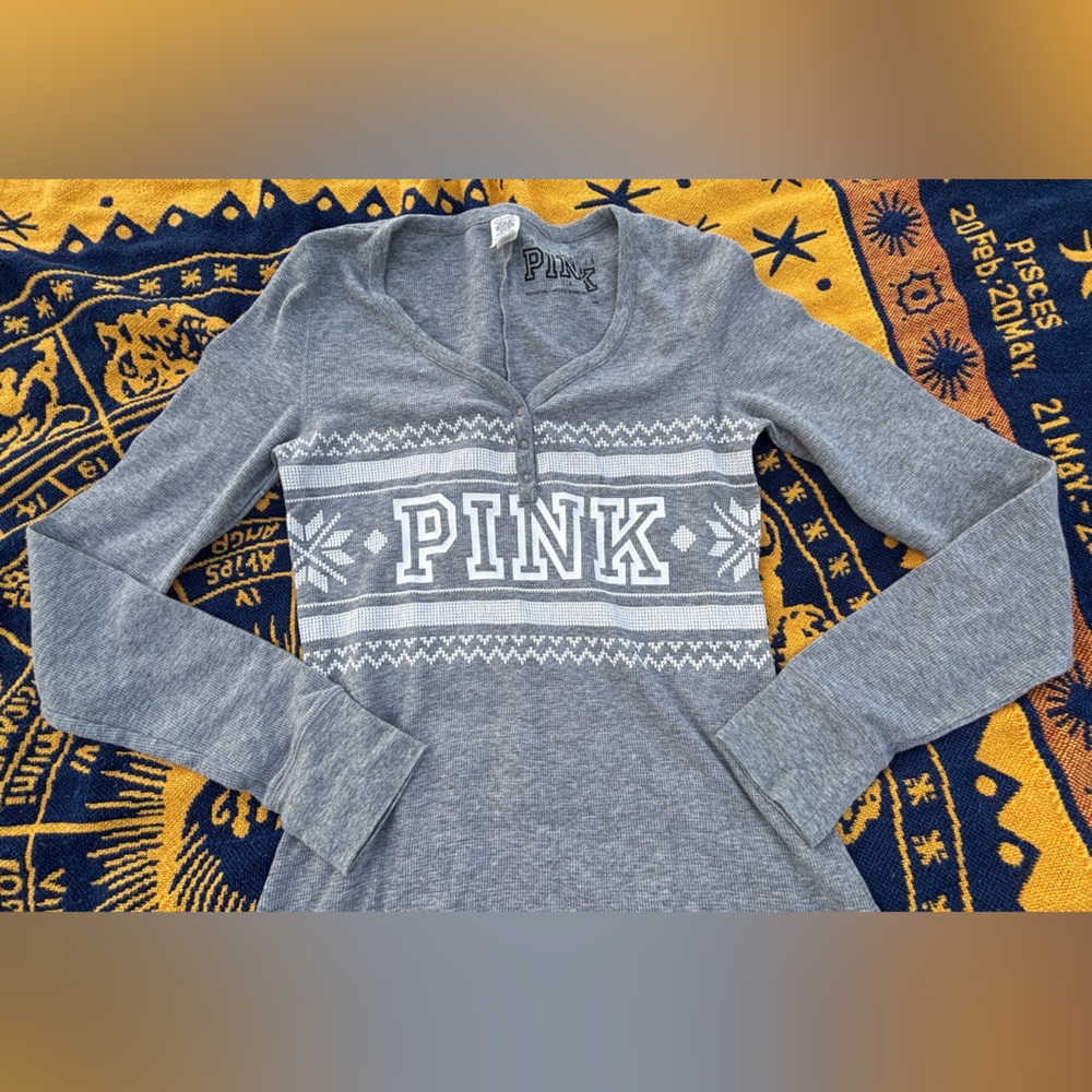 Only Gray PINK Logo Top - Picture 2 of 5